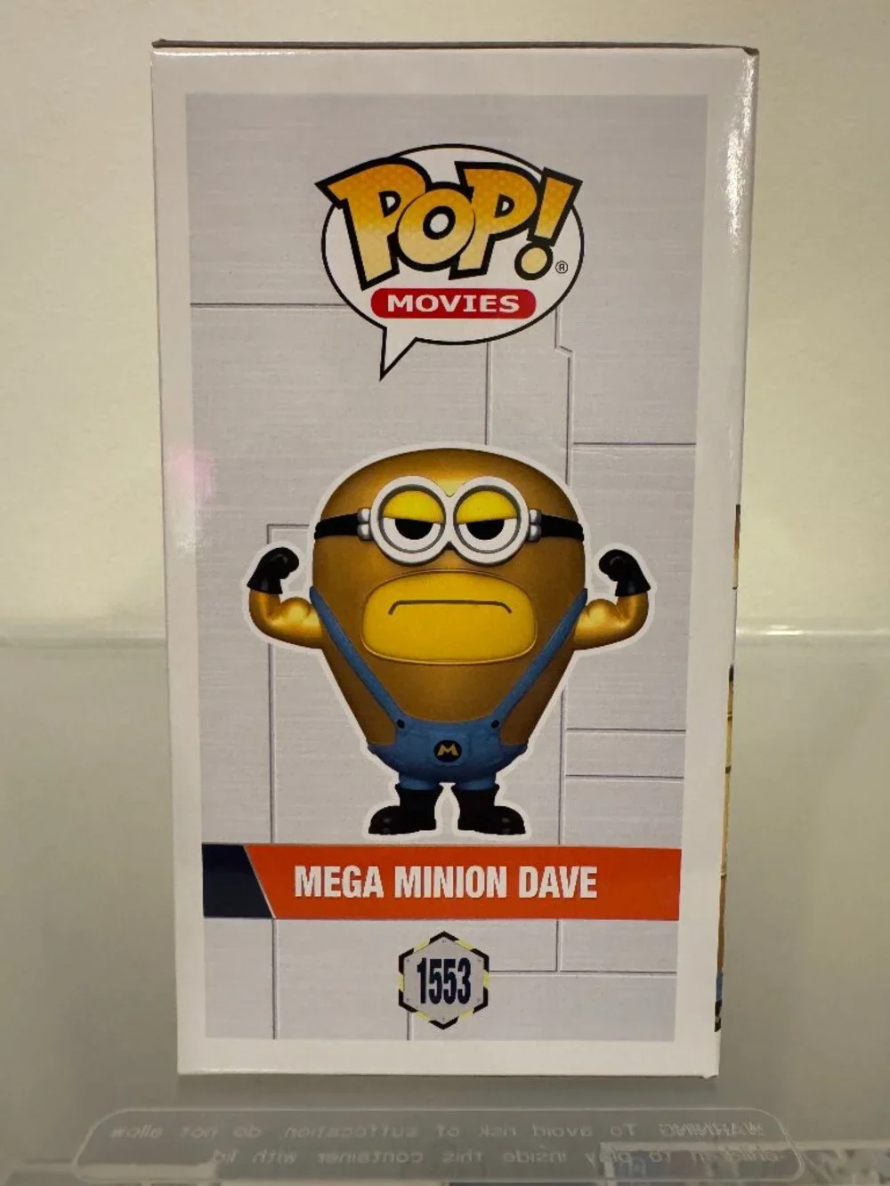 Funko Pop! Movies Despicable Me 4 Mega Minion Dave #1553 Vinyl Figure